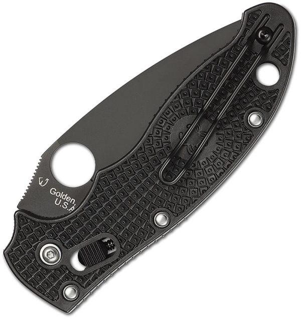 Spyderco Manix 2 Black DLC CTS-BD1 Ball Bearing Folding Knife