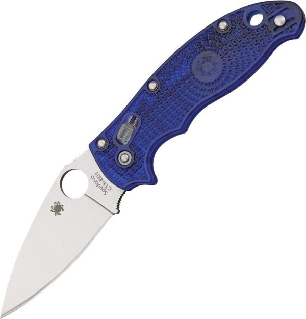 Spyderco Manix 2 Blue FRN CTS-BD1 Ball Bearing Folding Knife