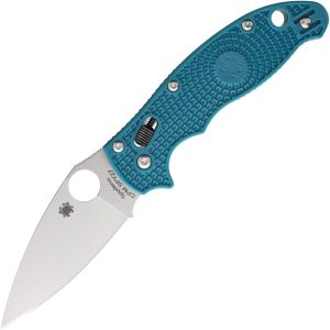 Spyderco Manix 2 CPM SPY27 Blue Handle Ball Bearing Folding Knife