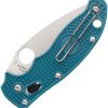 Spyderco Manix 2 CPM SPY27 Blue Handle Ball Bearing Folding Knife