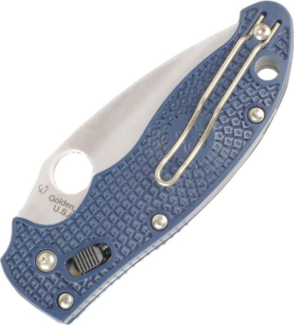 Spyderco Manix 2 CPM S110V Blue G-10 Ball Bearing Folding Knife