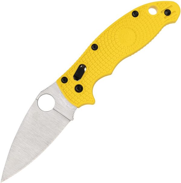 SC101PYL2.jpg Spyderco Manix 2 Salt CPM MagnaCut Yellow FRCP Ball Bearing Folding Knife