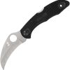 Spyderco Tasman Salt 2 H1 Hawkbill Black FRN Lockback Knife