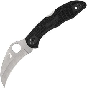 SC106PBK2.jpg Spyderco Tasman Salt 2 H1 Hawkbill Black FRN Lockback Knife