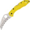 Spyderco Tasman Salt 2 Hawkbill Lockback - Yellow FRN