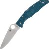Spyderco Endura 4 K390 Lockback - Blue FRN