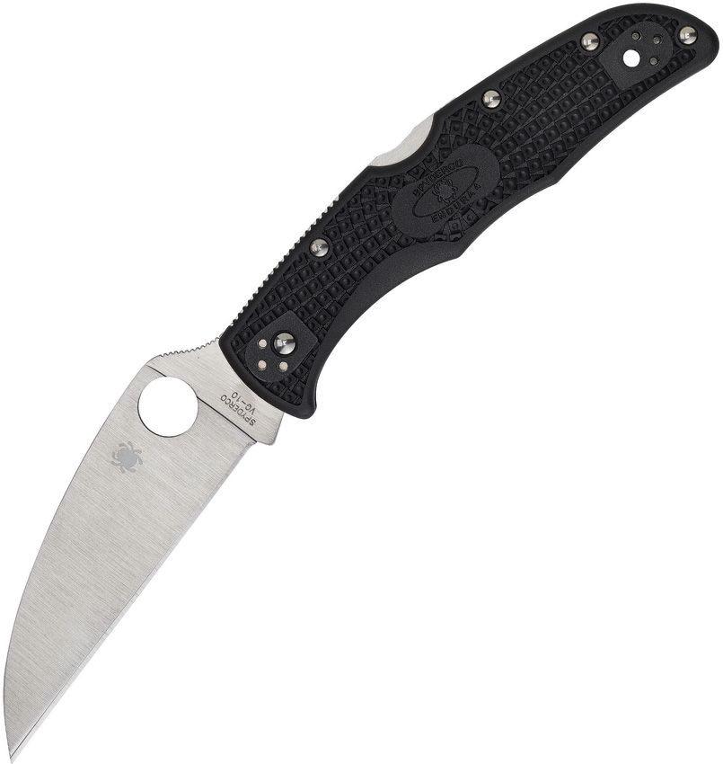 Spyderco Endura 4 Lockback Folding Knife 3.88" VG-10 Black