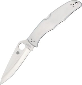 SC10P.jpg Spyderco Endura 4 Brushed Stainless Lockback