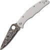SC10TIPD.jpg Spyderco Endura 4 Damascus Titanium - Bead Blast