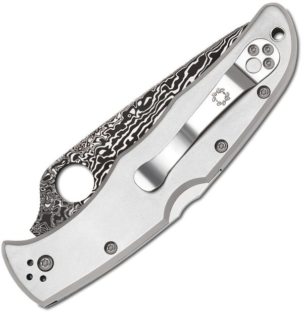 SC10TIPD_add_01.jpg Spyderco Endura 4 Damascus Titanium - Bead Blast