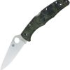 SC10ZFPGR.jpg Spyderco Endura 4 Flat Ground VG-10 - Zome Green