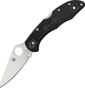 Spyderco Delica Flat Ground VG-10 - Black FRN