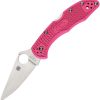 Spyderco Delica Pink Heals CPM S30V Lockback Knife