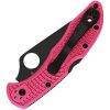 Spyderco Delica Pink Heals Black TiNi CPM S30V Knife