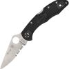 Spyderco Delica 4 Red Line Partially Serrated VG-10 Knife