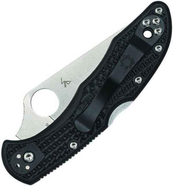 Spyderco Delica 4 Red Line Partially Serrated VG-10 Knife