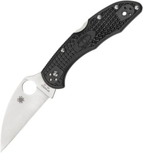 SC11FPWCBK.jpg Spyderco Delica Wharncliffe Black FRN Lockback Knife