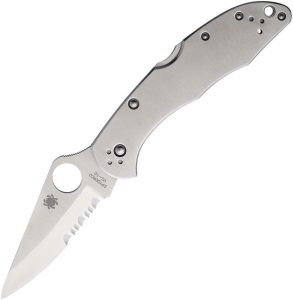 Spyderco Delica 4 Lockback VG-10 Partially Serrated