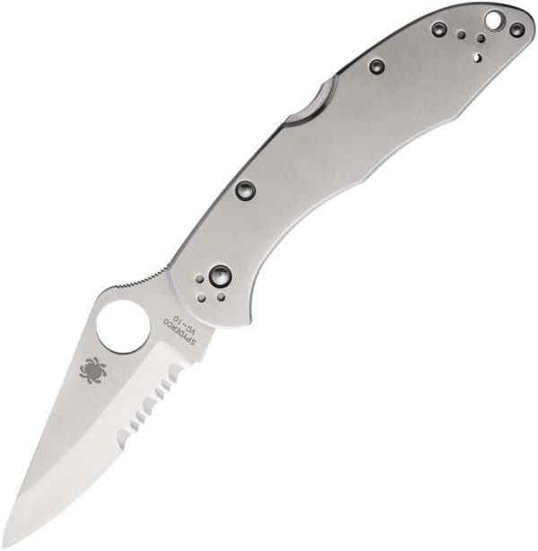 Spyderco Delica 4 Lockback VG-10 Partially Serrated
