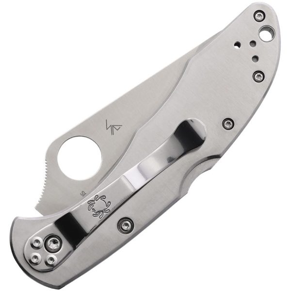 Spyderco Delica 4 Stainless Fully Serrated