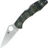 Spyderco Delica 4 Zombie Green VG-10 Flat Ground