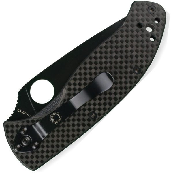 SC122CFBBKP_add_01.jpg Spyderco Tenacious Folding Knife 3.5" Black 8Cr13MoV Linerlock