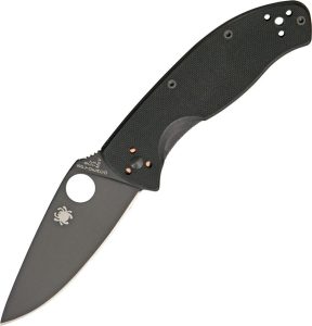 SC122GBBKP.jpg Spyderco Tenacious Black G10 Linerlock Folding Knife