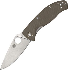 SC122GBNM4P.jpg Spyderco Tenacious Folding Knife CPM-M4 Satin Blade Brown G10
