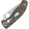 Spyderco Tenacious Folding Knife CPM-M4 Serrated Blade Brown G10
