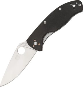 Spyderco Tenacious Folding Knife 3.38" 8Cr13MoV Black G10