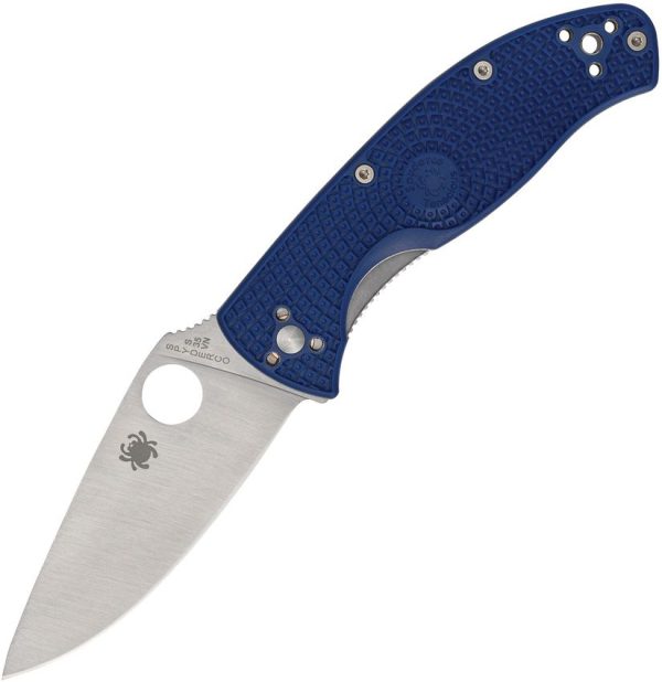 Spyderco Tenacious Folding Knife CPM S35VN 3.38" Blue