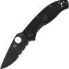Spyderco Tenacious Linerlock 3.38" Black Folding Knife