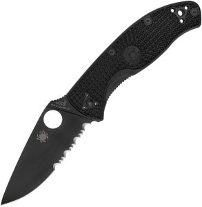 Spyderco Tenacious Linerlock 3.38" Black Folding Knife