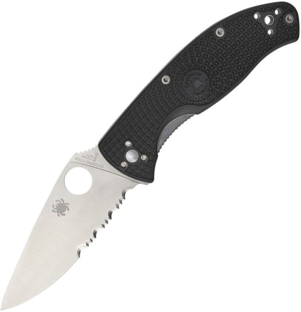 SC122PSBK.jpg Spyderco Tenacious Folding Knife Linerlock 3.38" Black