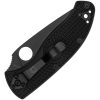 Spyderco Tenacious Linerlock Folding Knife 3.38" Black Serrated