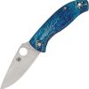 Spyderco Tenacious R.I.L. D2 Titanium Blue Folding Knife