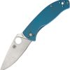 Spyderco Tenacious R.I.L. Blue Titanium Folding Knife