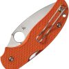 Spyderco Sage 5 Compress CPM REX 121 Burnt Orange