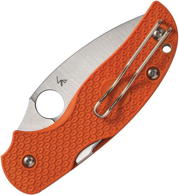 Spyderco Sage 5 Compress CPM REX 121 Burnt Orange