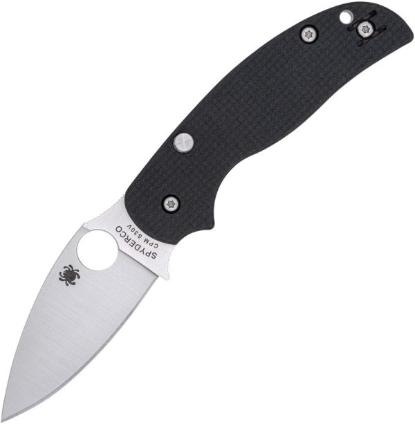 Spyderco Sage 6 Button Lock Carbon Fiber Folding Knife
