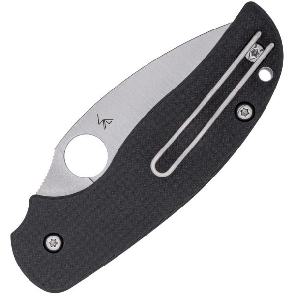 Spyderco Sage 6 Button Lock Carbon Fiber Folding Knife