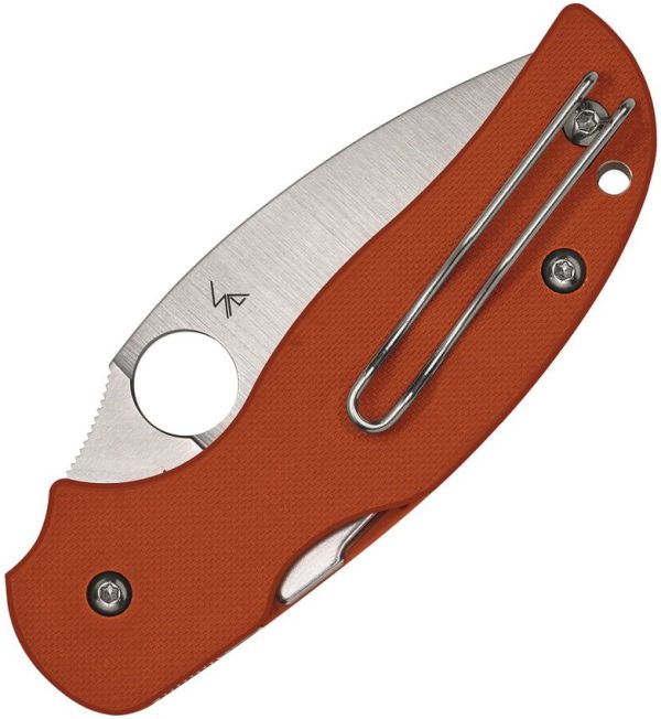 Spyderco Sage 5 Compress CPM REX 121 Orange G10