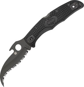 Spyderco Matriarch 2 VG-10 Serrated Black Emerson