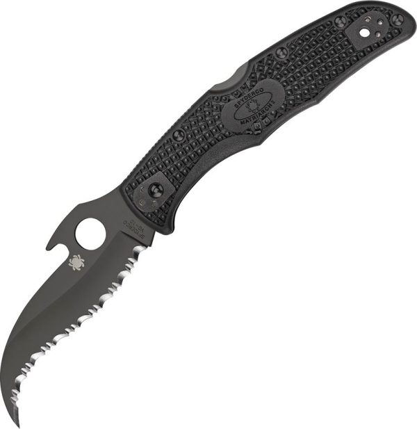 Spyderco Matriarch 2 VG-10 Serrated Black Emerson