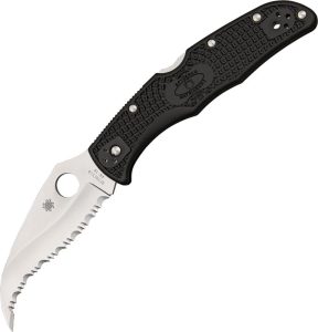 Spyderco Matriarch 2 VG-10 Serrated Black FRN