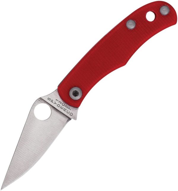 SC133GRDP.jpg Spyderco Bug Slip Joint - Red G10 12C27
