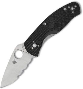 Spyderco Persistence SC136PS Black Partially Serrated