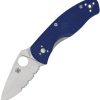 Spyderco Persistence Light Linerlock Folding Knife 2.75" CPM S35VN Blue