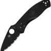 Spyderco Persistence SC136SB Black Serrated Coated