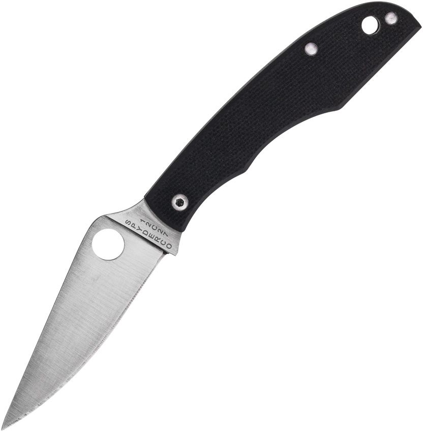Spyderco Grasshopper Slip Joint Folding Knife Black 2.25" Blade